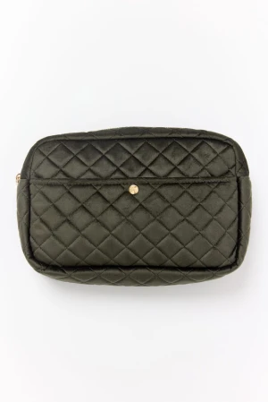 Fan Palm Beauty Bag Large Palm Green