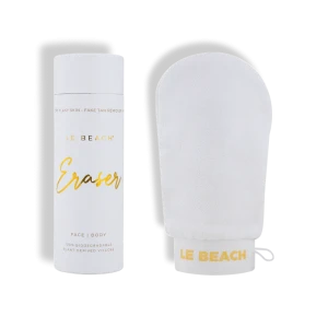 LE BEACH Eraser Wet & Dry | Body & Face Exfoliant Glove