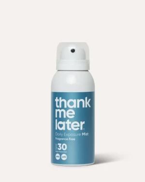 Thank Me Later Daily Exposure Mist SPF 30 Fragrance Free 100ml