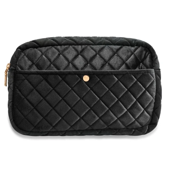 Fan Palm Beauty Bag Large Black Velvet - Foto 1
