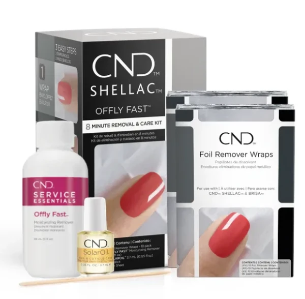 CND Shellac Offly Fast 8 Minute Removal & Care Kit