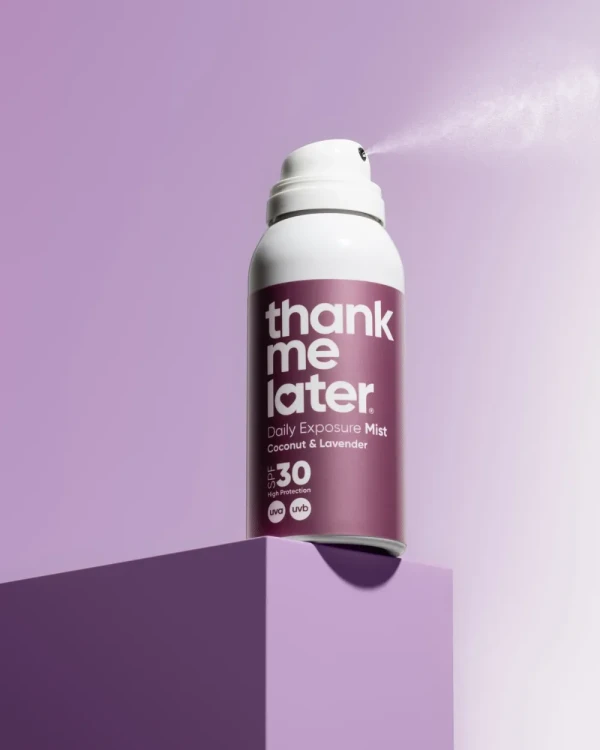 Thank Me Later Daily Exposure Mist SPF 30 Coconut & Lavender 100ml - Foto 2