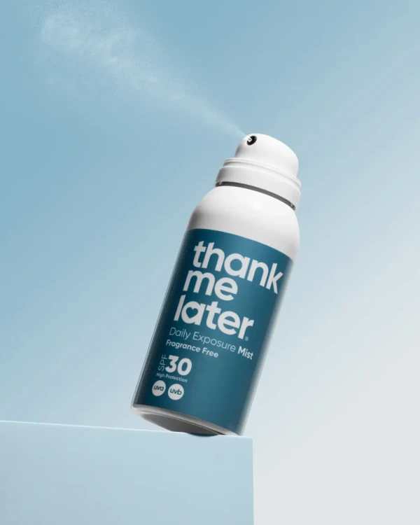 Thank Me Later Daily Exposure Mist SPF 30 Fragrance Free 100ml - Foto 2